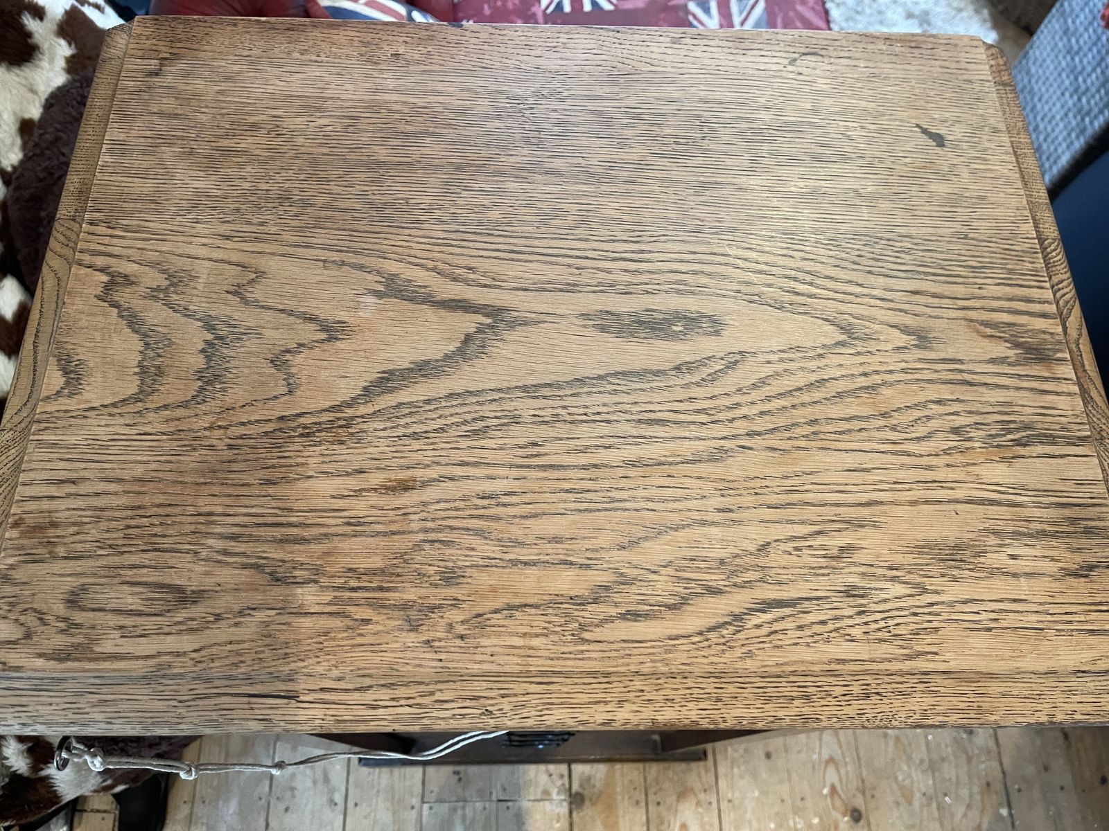 photo furniture Edwardian Oak Wellington Chest Of Seven Drawers
