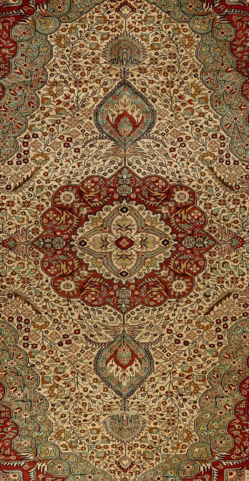 Fine Vintage Kayseri Rug, Even Medium Wool Pile On Cotton Foundation photo 1375.0