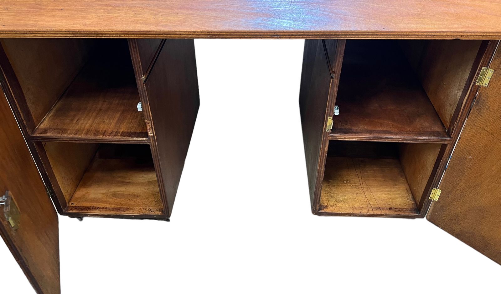 Mid Century Ply And Teak Pedestal Desk photo vinterior