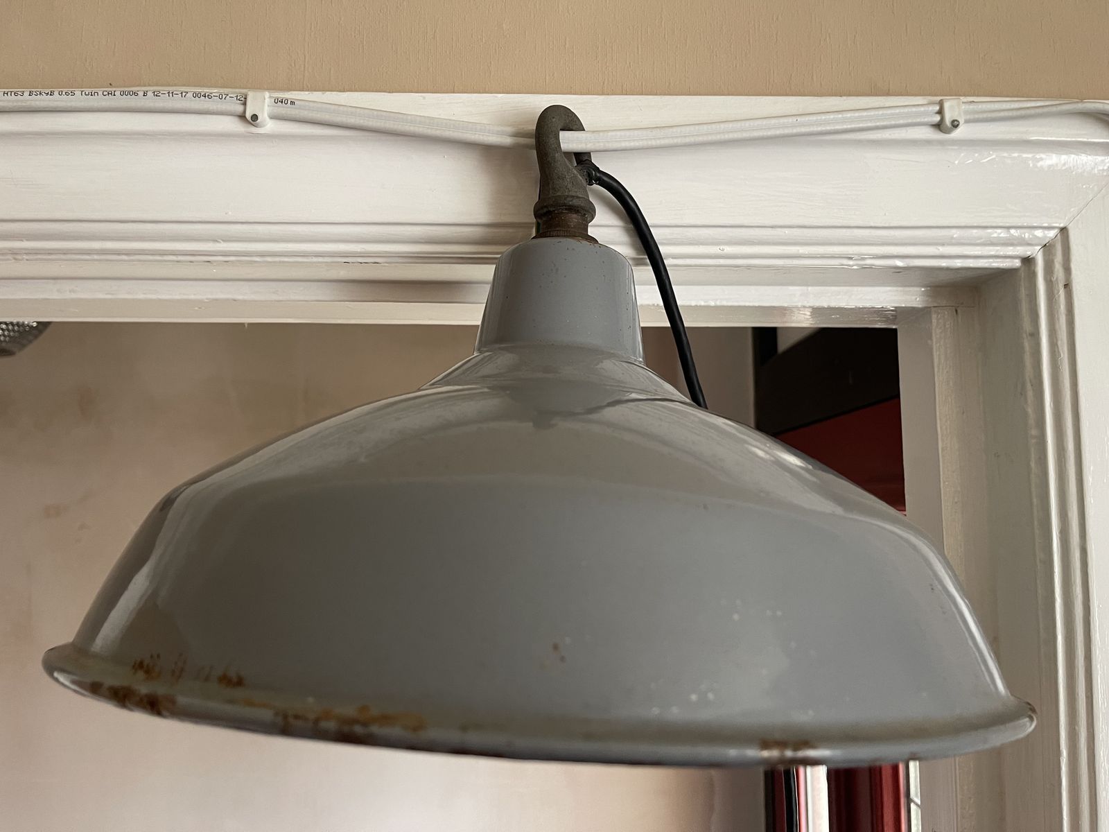 Enamel Industrial Pendant Shade photo 75.0
