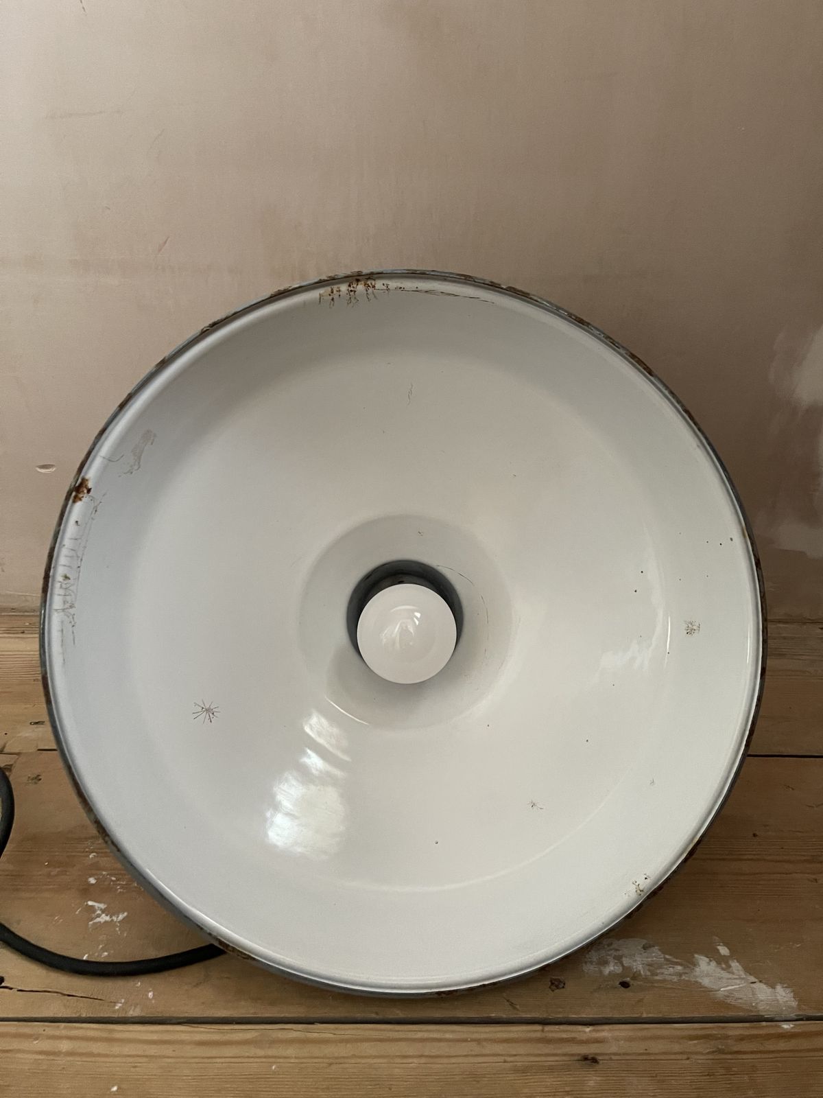 photo for sale Enamel Industrial Pendant Shade