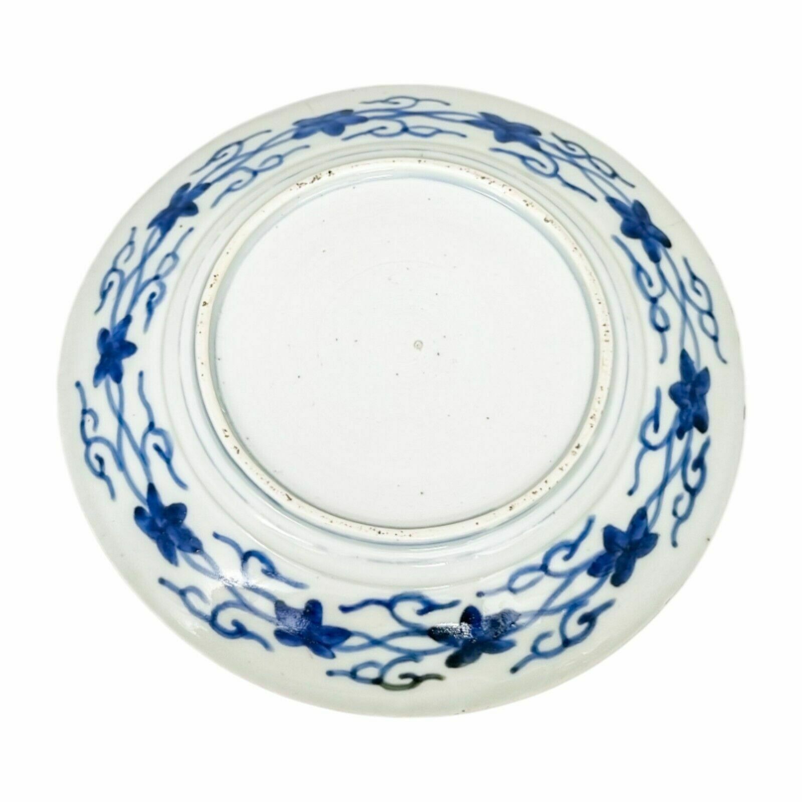 Antique Japanese Meiji Porcelain Arita Imari Charger Plate Painted With Flowers photo Home Decor