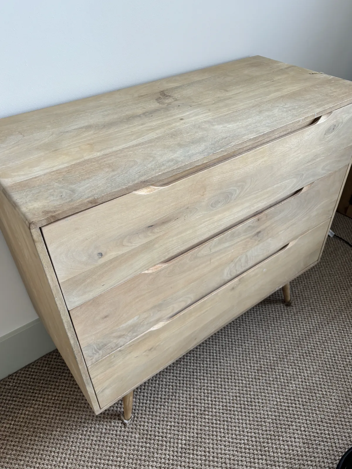 Mango Wood Chest Of Drawers photo for sale