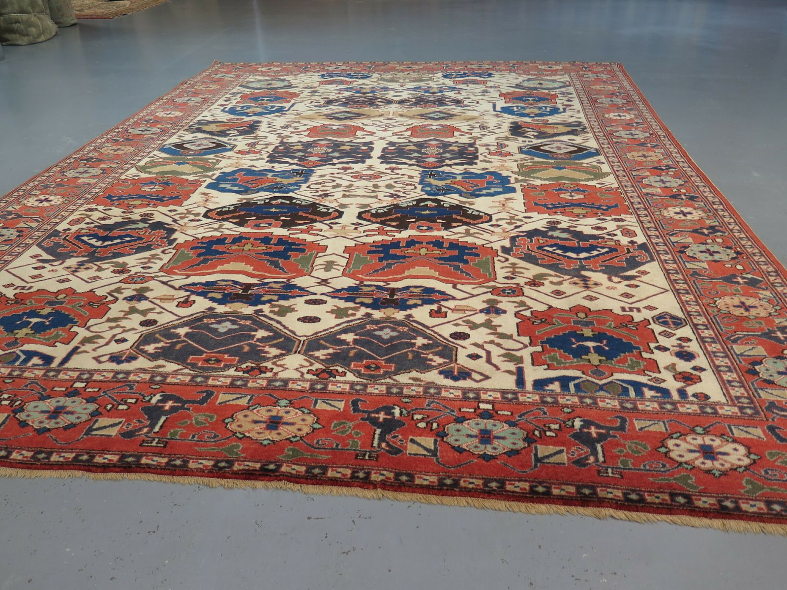 Unusual Azerbaijani Carpet, C. 1930 photo Textiles