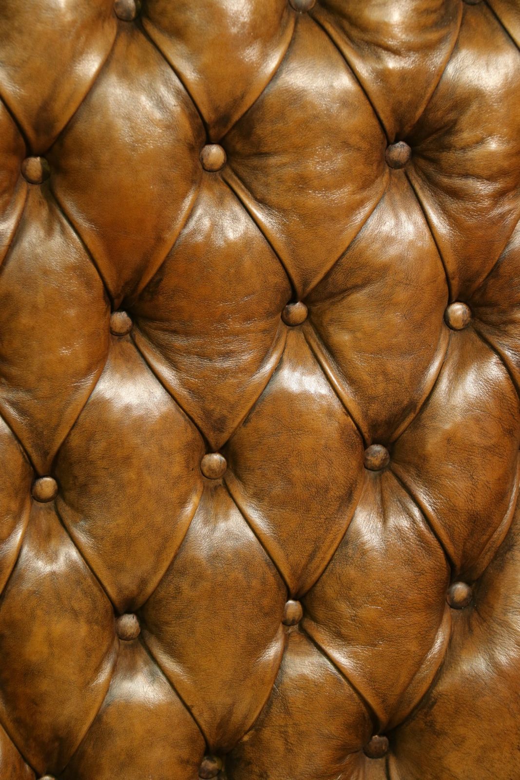 A Rare 18th Century Deep Buttoned Leather Wing Backed Arm Chair Circa 1770 photo for sale
