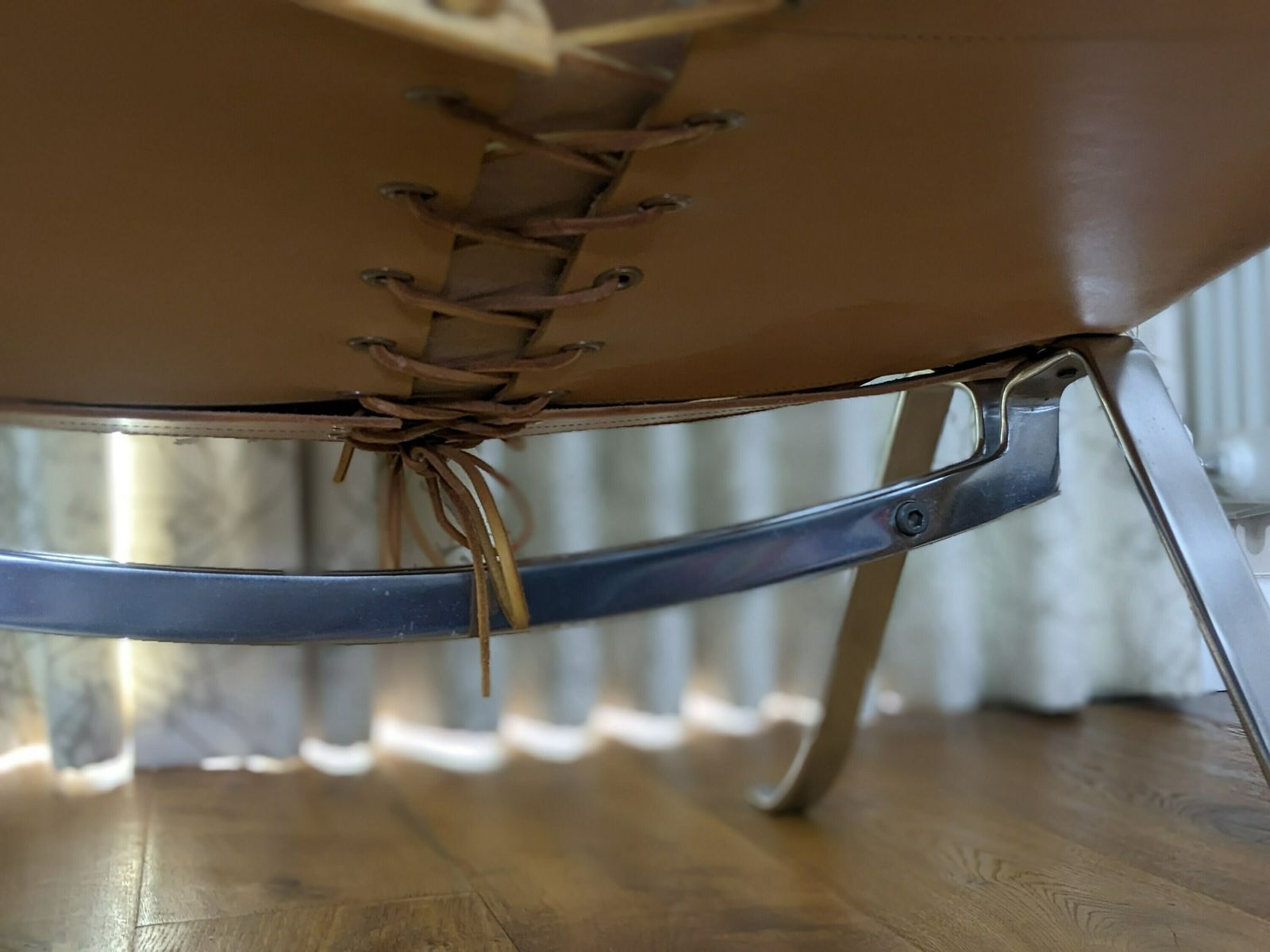 Pair Of Rare Mid Century Danish Chrome And Leather Lounge Chairs Designed By Preben Fabricius/Jorgen Kastholm photo 9000.0