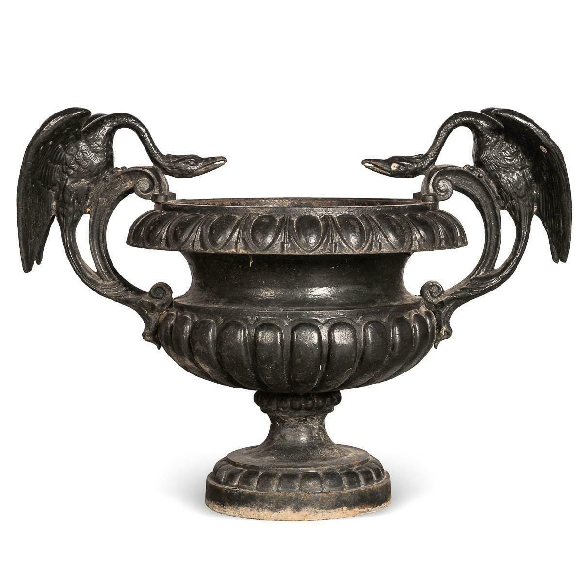 20th Century Set Of 4 Cast Iron Jardinieres, S Zamboni E Hijos, Argentina C.1900 photo vinterior