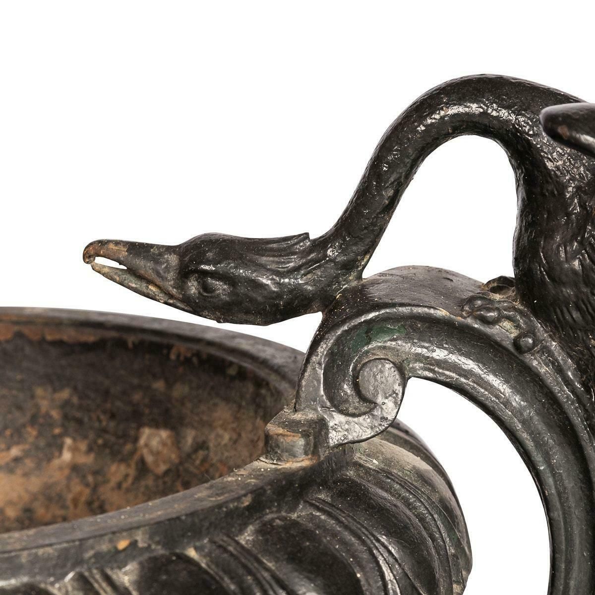 photo furniture 20th Century Set Of 4 Cast Iron Jardinieres, S Zamboni E Hijos, Argentina C.1900