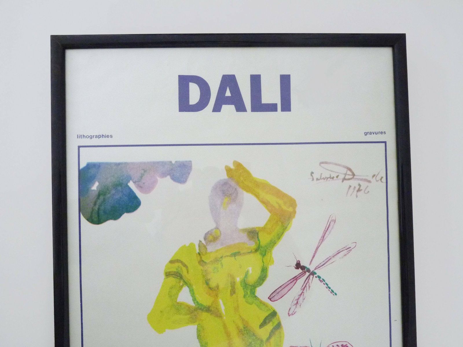 Dali Lithographic Poster   Galerie Ferrero By Salvador Dali, 1976 photo for sale