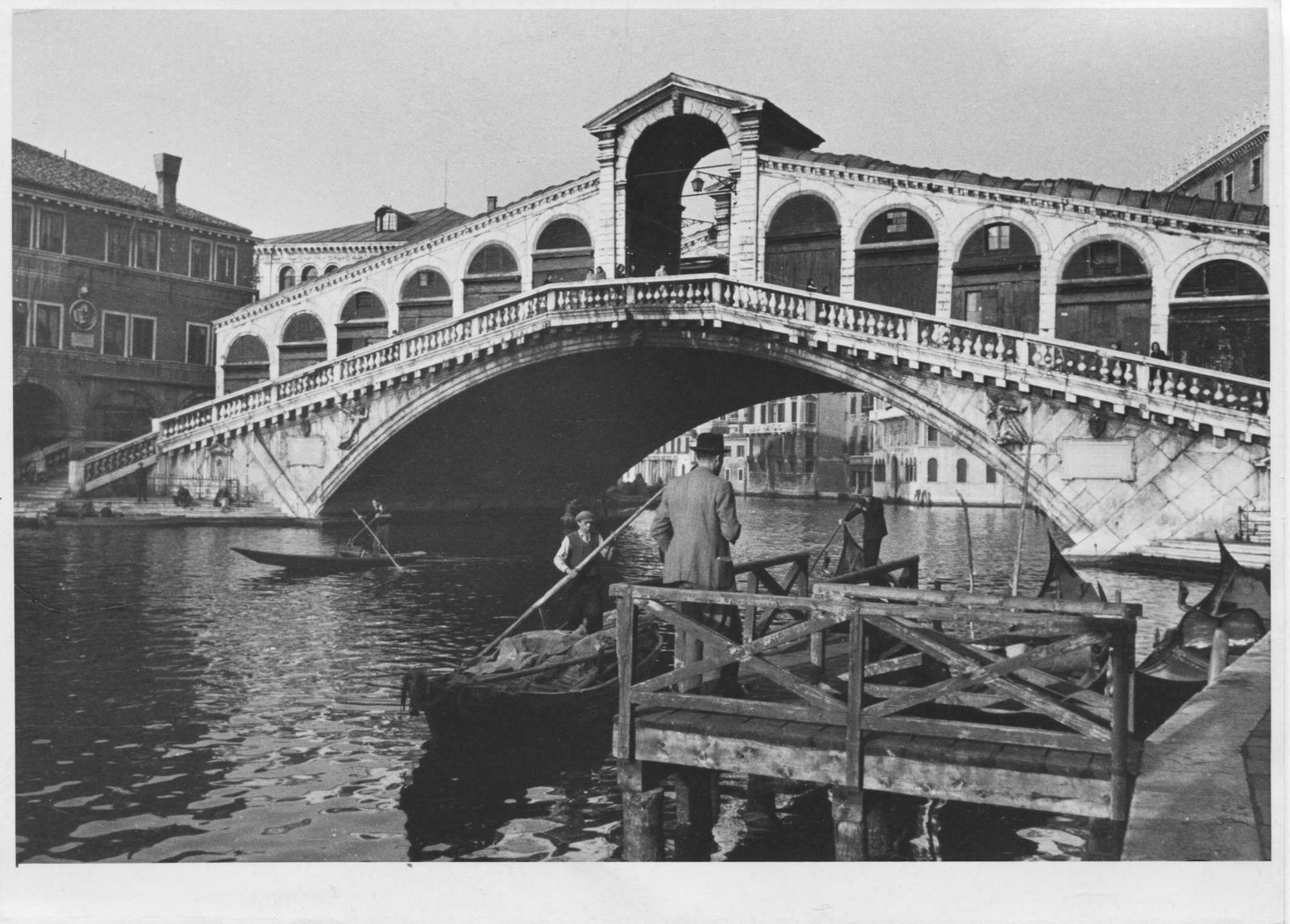 Erich Andres Andres: Venice   Canale Grande With Rialto Bridge 1955