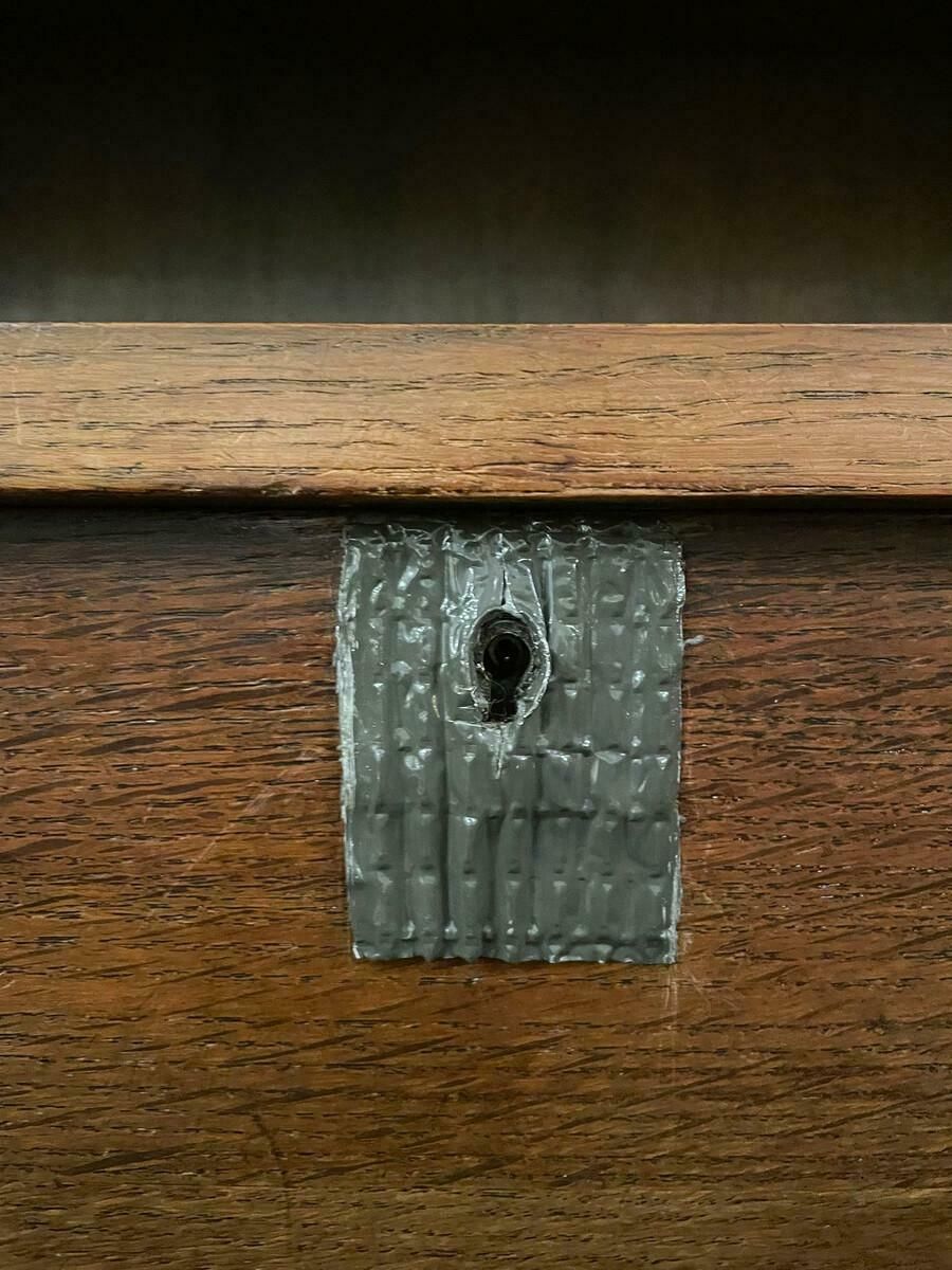 Mid Century Modern Wooden Secretary By Emiel Veranneman, 1950s photo for sale