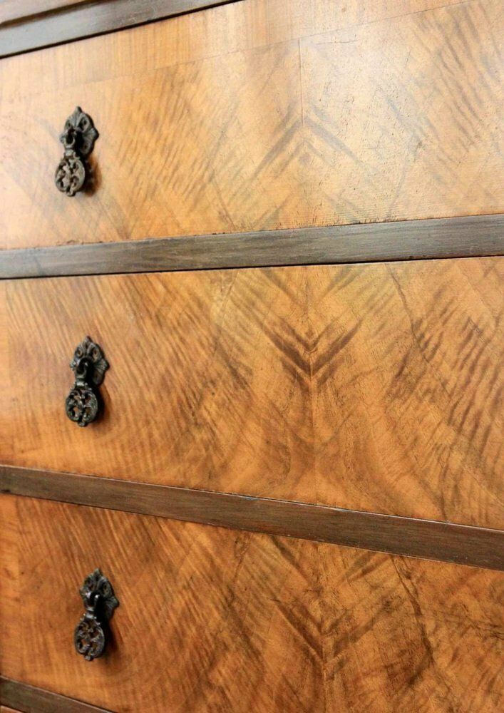 Antique Bedroom Chest Of Drawers In Walnut photo 1972.0