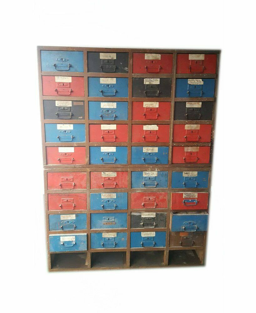 Vintage Industrial Cabinet, 1950s photo furniture