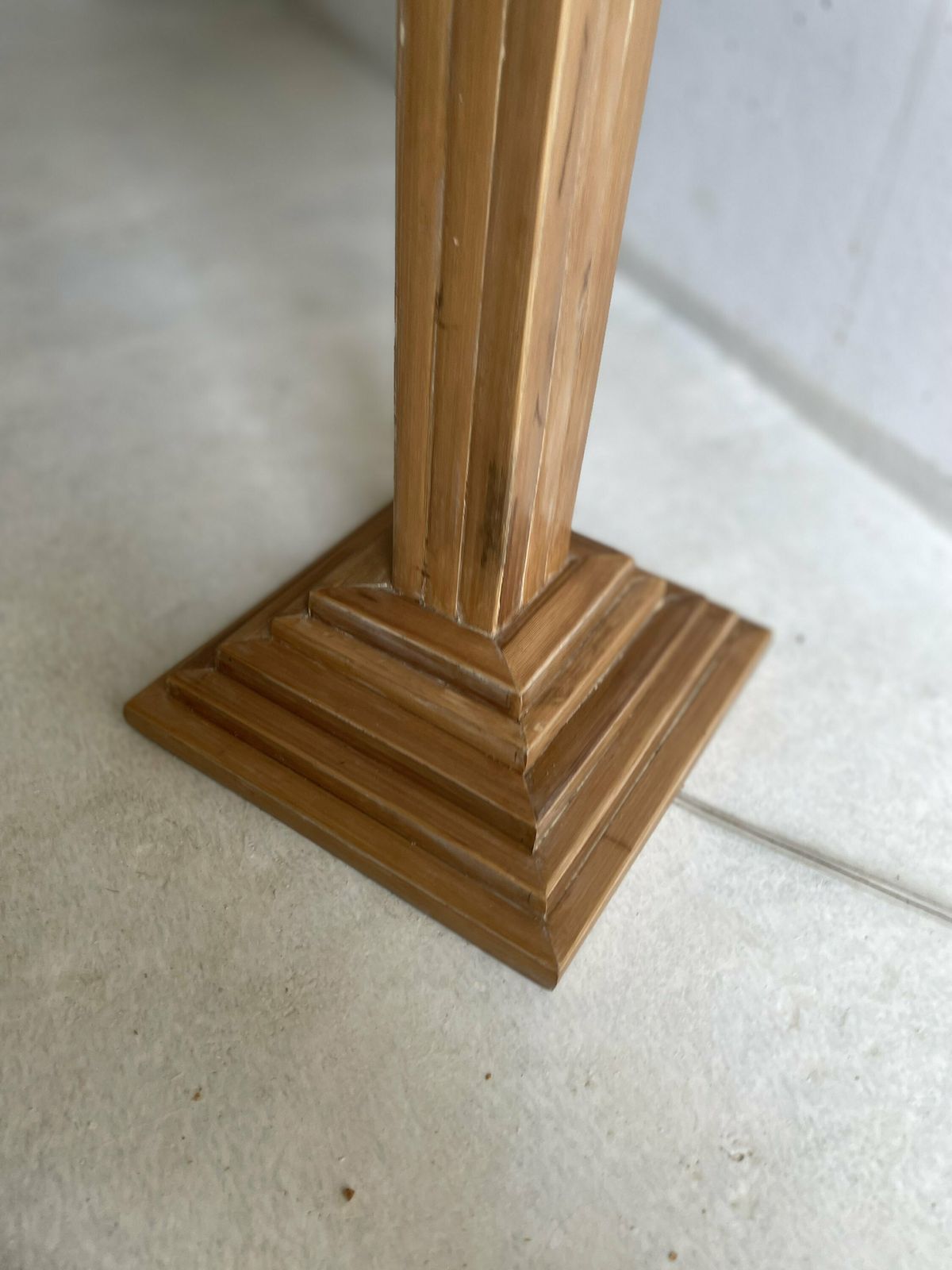 Bamboo Modernist Table Lamp Peter Blake Style photo Lighting