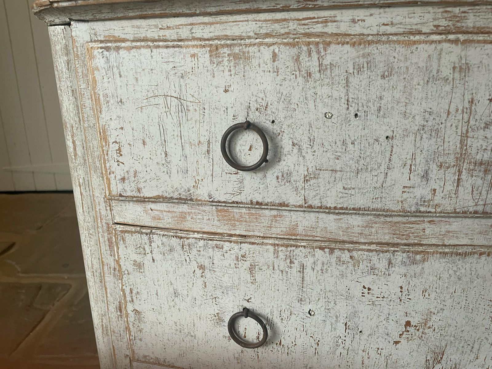 Furniture Swedish Chest Of Drawers, 1700s photo