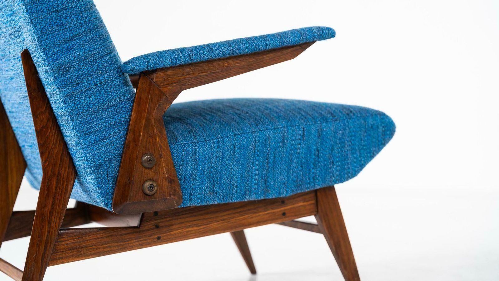 Furniture Mid Century Modern Pair Of Armchairs By Vittorio Dassi, Italy, 1960s photo