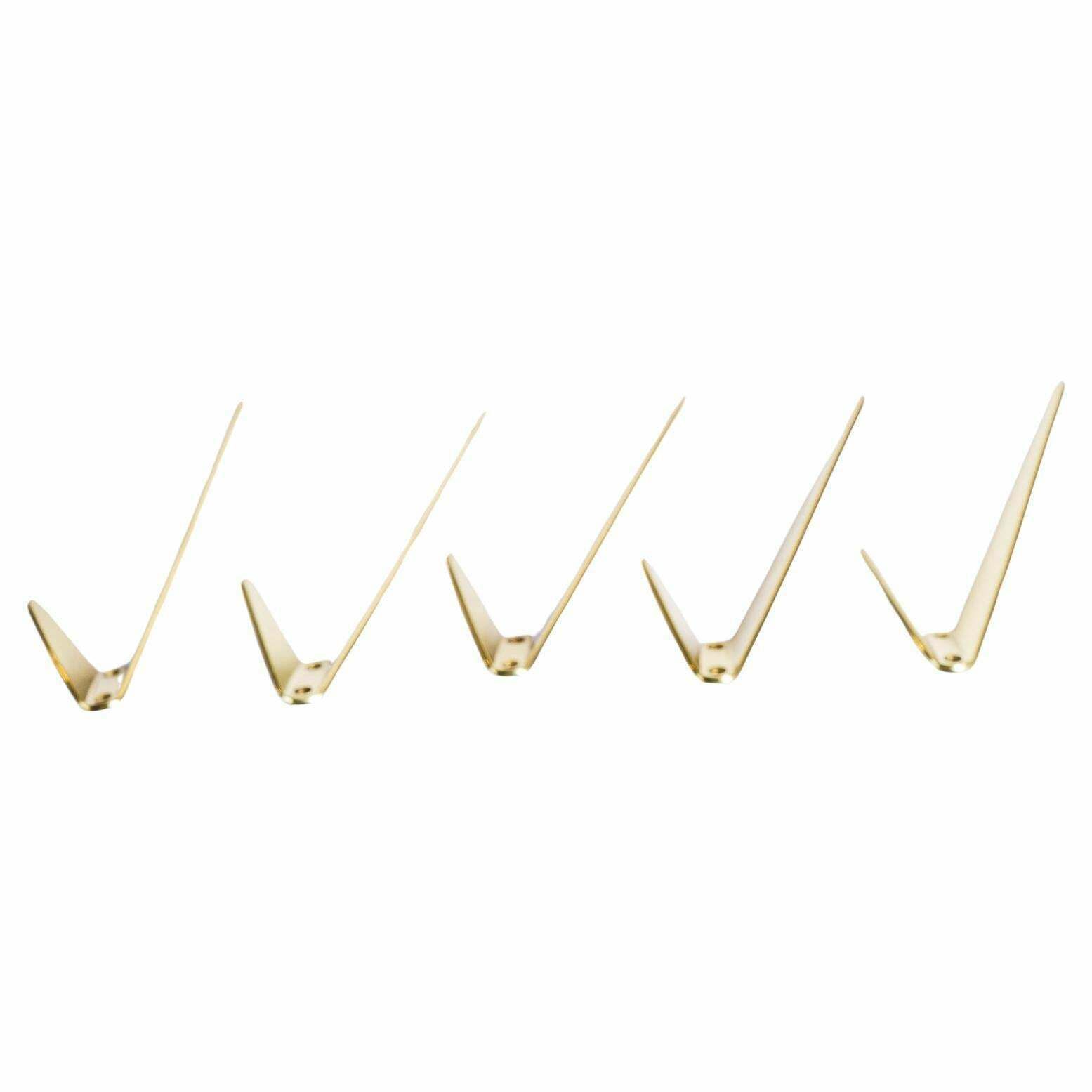 5 Asymetric Wall Hooks By Hertha Baller Austria, 1950s ( Price Per Piece ) photo furniture