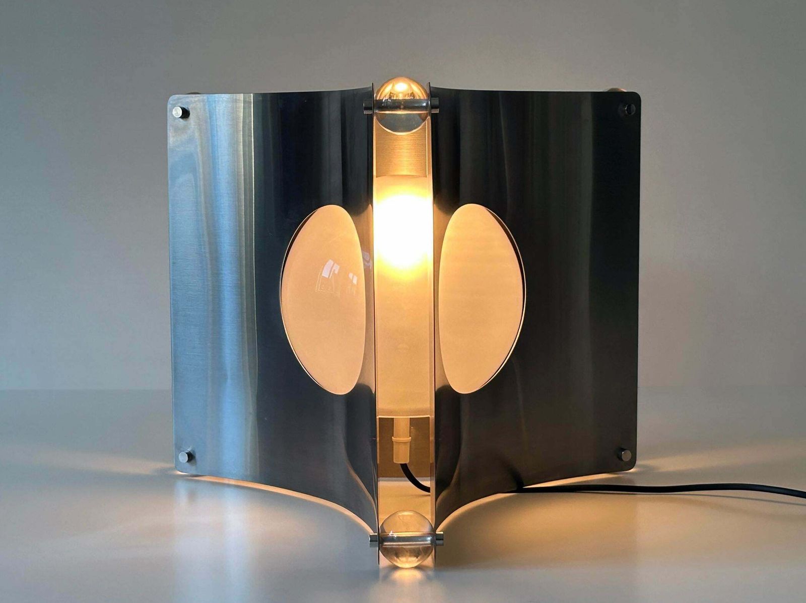 photo buy Sculptural Floor Or Table Lamp 'Taw' By Luigi Massoni For Guzzini Italy 1960s