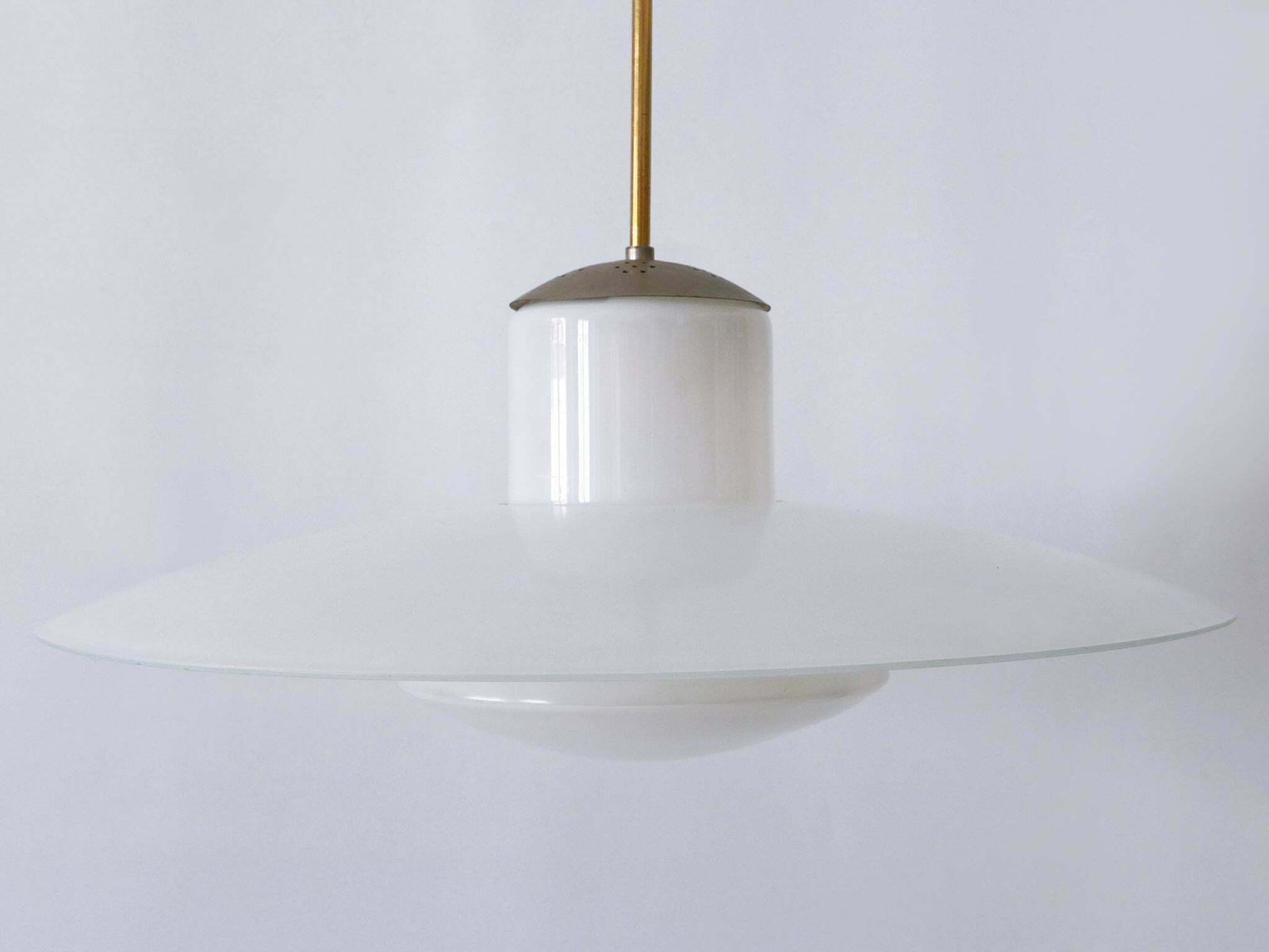 photo vinterior Rare Mid Century Modern Pendant Lamp By Wolfgang Tümpel For Doria Germany 1950s