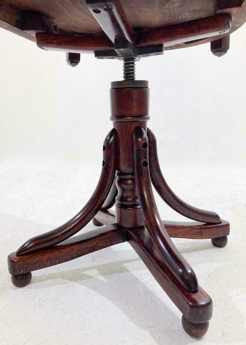 Furniture Bentwood Office Chair Otto Wagner For Thonet, 1930s photo