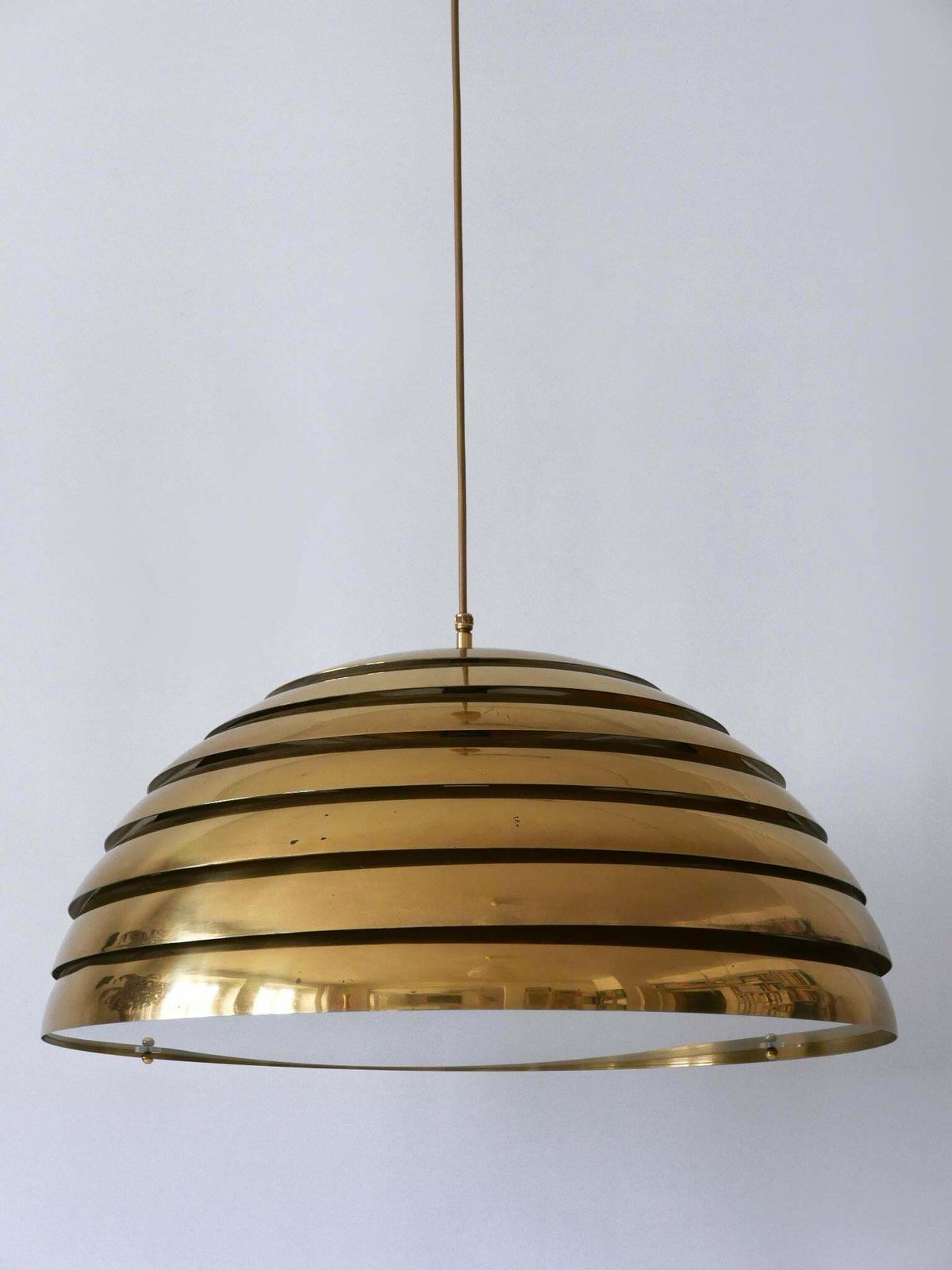 photo buy Large Mid Century Modern Pendant Lamp By Vereinigte Werkstätten Germany 1960s