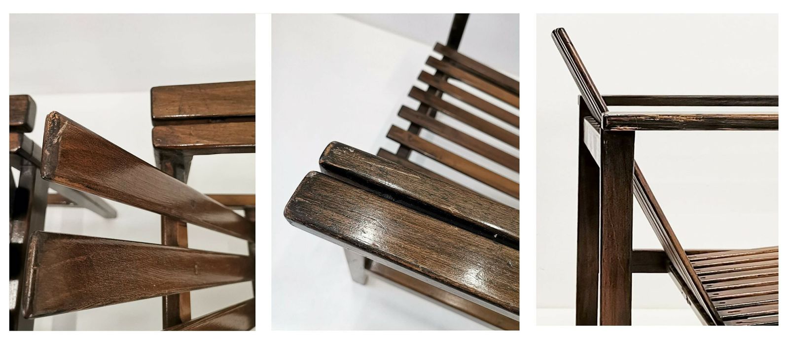 photo for sale 1 Of 2 Vintage Wooden Lounge Chairs Designed By Niko Kralj / Industrial Design From 70s Yugoslavia / Mid Century Modern Armchair
