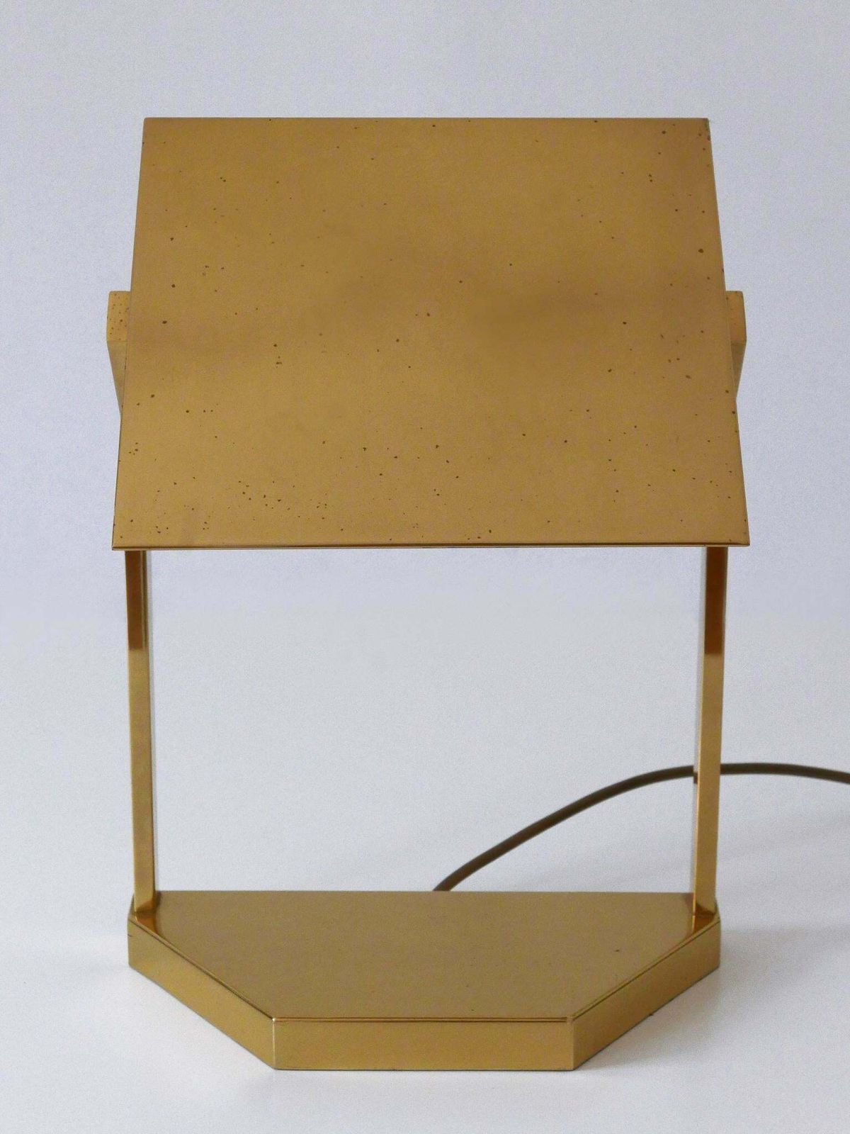 Mid Century Desk Light Or Table Lamp By Vereinigte Werkstätten Germany 1960s photo vintage