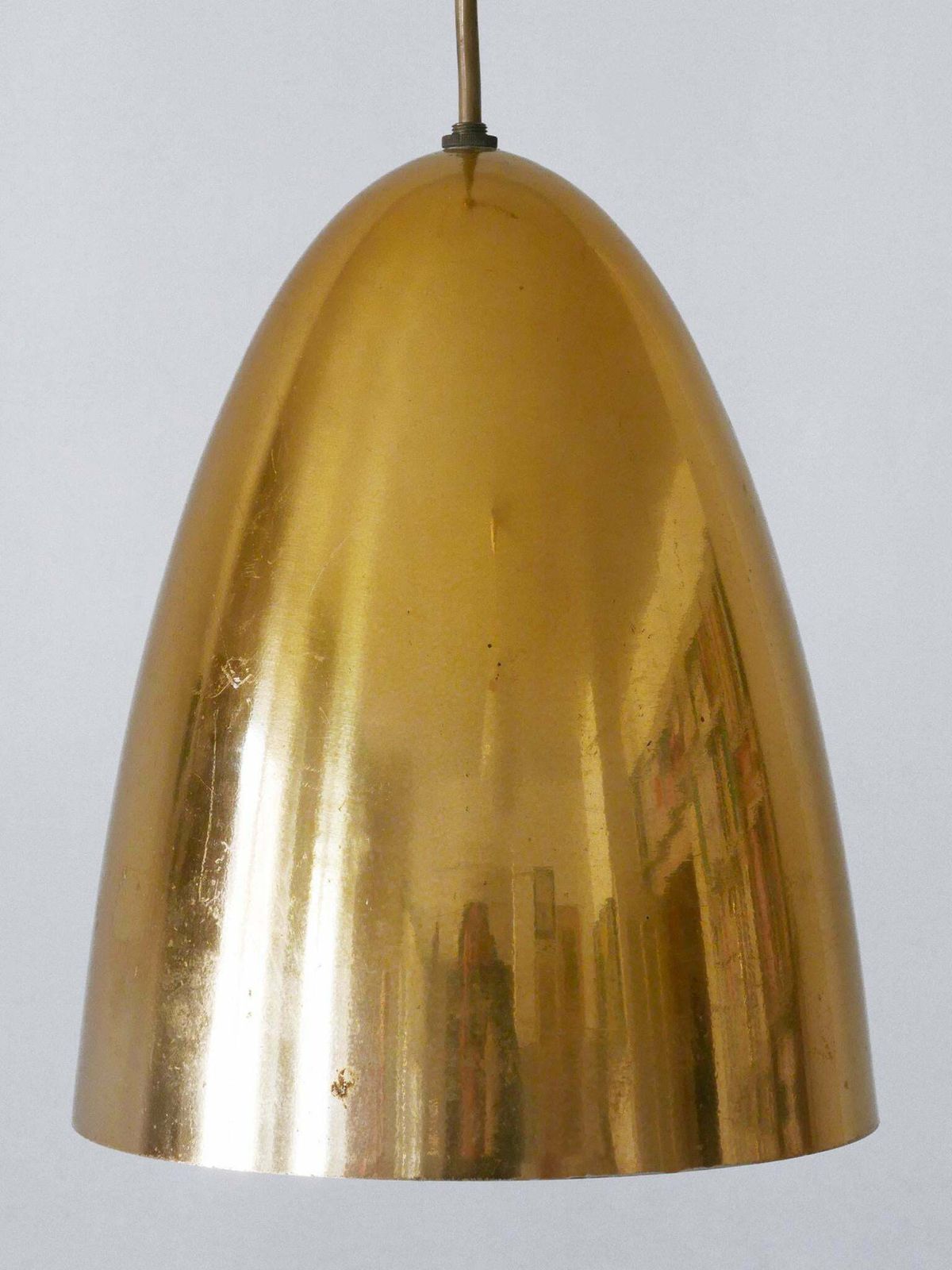 1 Of 4 Elegant Mid Century Modern Pendant Lamps Or Hanging Lights Germany 1950s photo buy