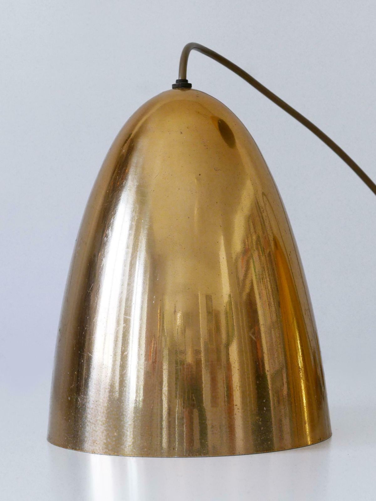 photo vintage 1 Of 4 Elegant Mid Century Modern Pendant Lamps Or Hanging Lights Germany 1950s