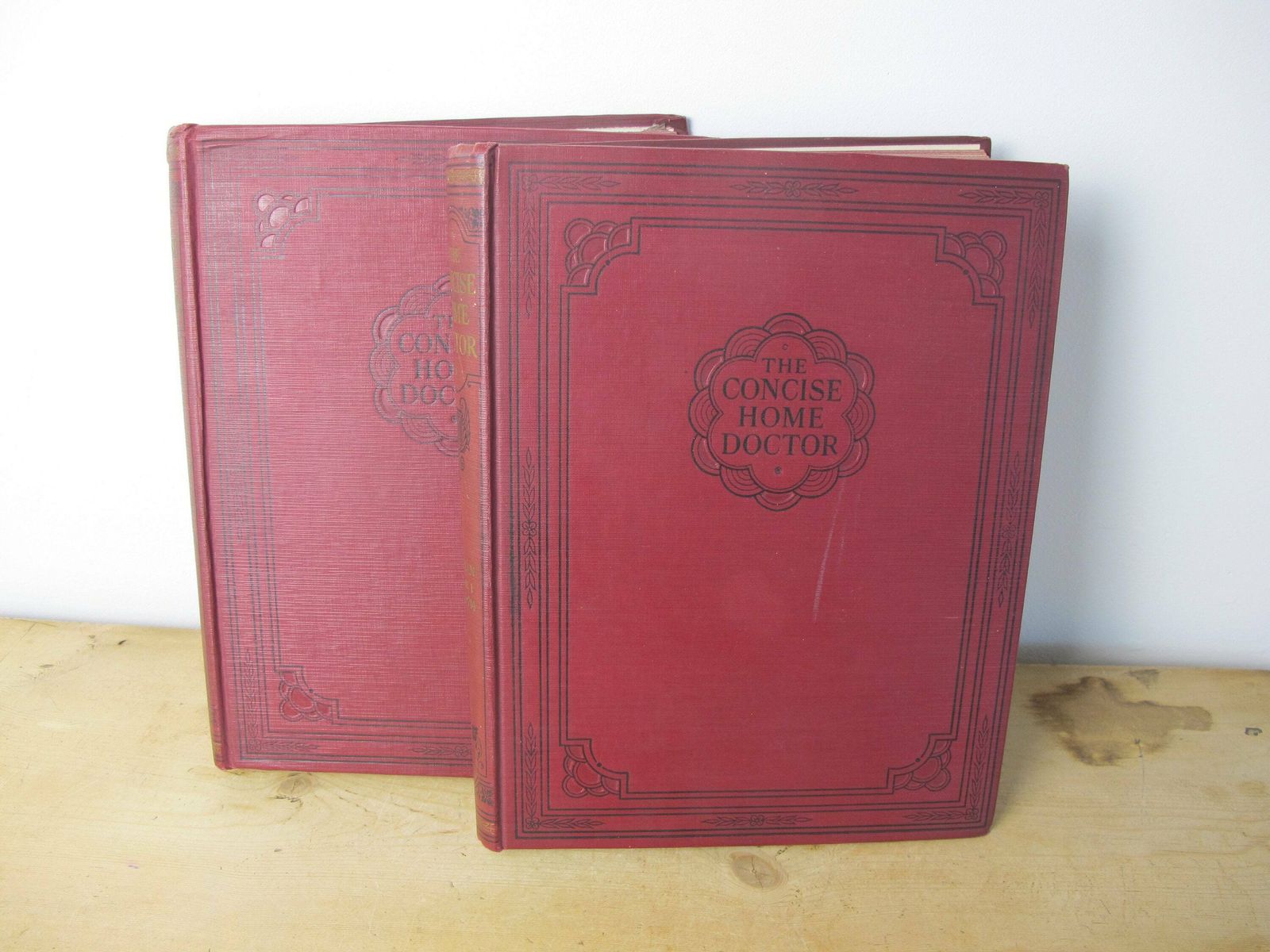 photo for sale The Concise Home Doctor Encyclopedia Of Good Health   Volumes One And Two. Lovely Condition Set Of Books From The 1930s