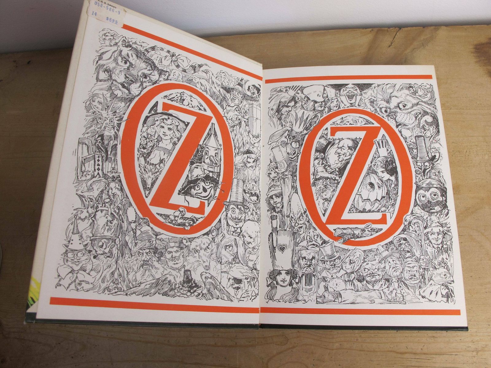 photo furniture Tik Tok Of Oz By L Frank Baum. Rare   The Reilly & Lee Company   1956 White Edition. Hardback With Fabulous Illustrations!