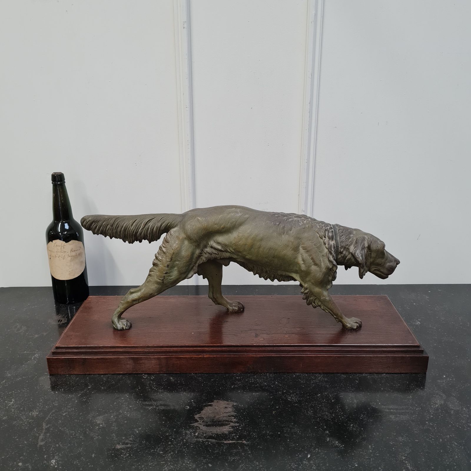 Antique Sculpture Of Dog C1900 photo for sale