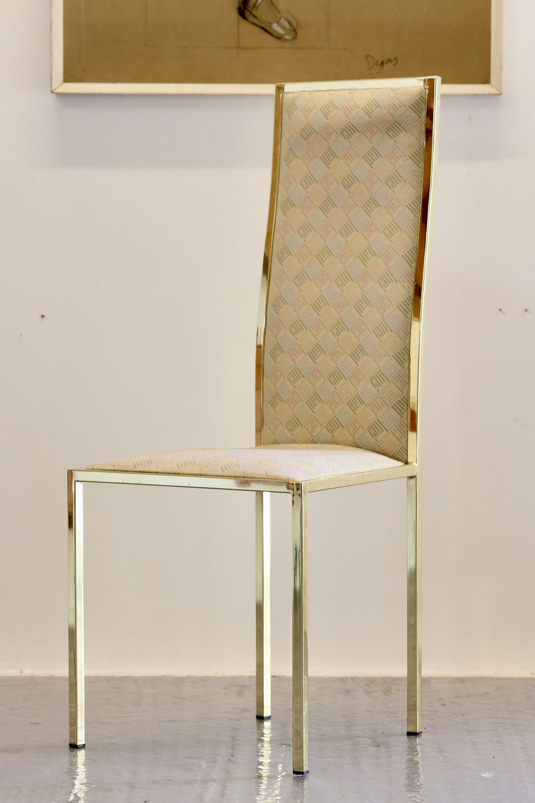 1500.0 Renato Zevi For Zevi Set Of 6 Hollywood Regency Fine Gilt Lacquer Dining Chairs photo