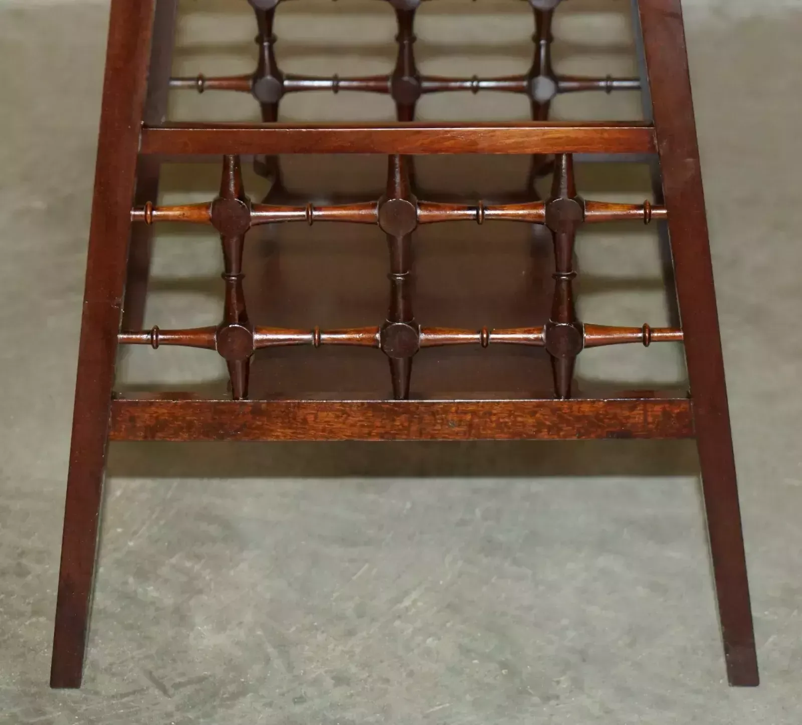 photo for sale Antique Victorian Aesthetic Movement Style Tiled Top Chessboard Chess Table