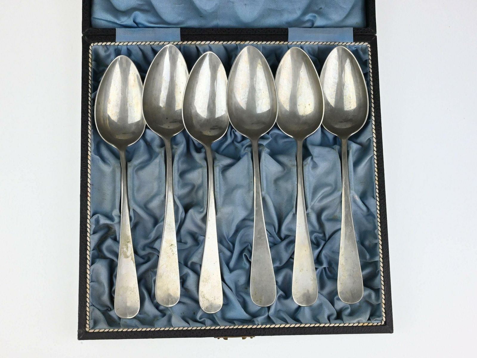 Antique Soup Spoon Set, Dining Collectibles, Antique Cutlery, Sandrik Spoon Set, Antique Spoon Set, 6 Spoon Set, Antique Collectibles photo furniture