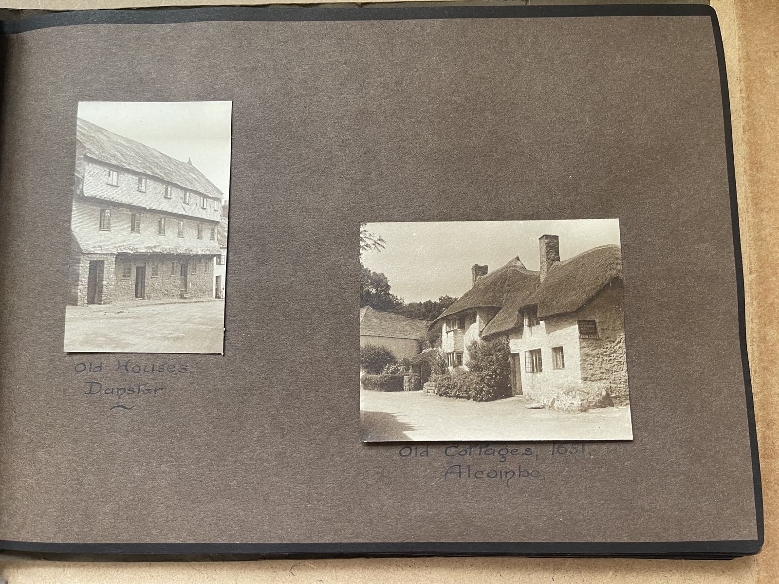 Photo Album Titled 1926 Minehead & Cheddar photo Home Decor