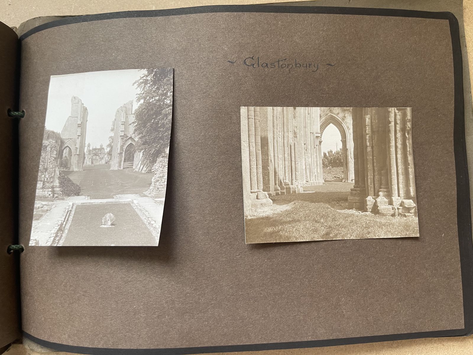 photo vinterior Photo Album Titled 1926 Minehead & Cheddar