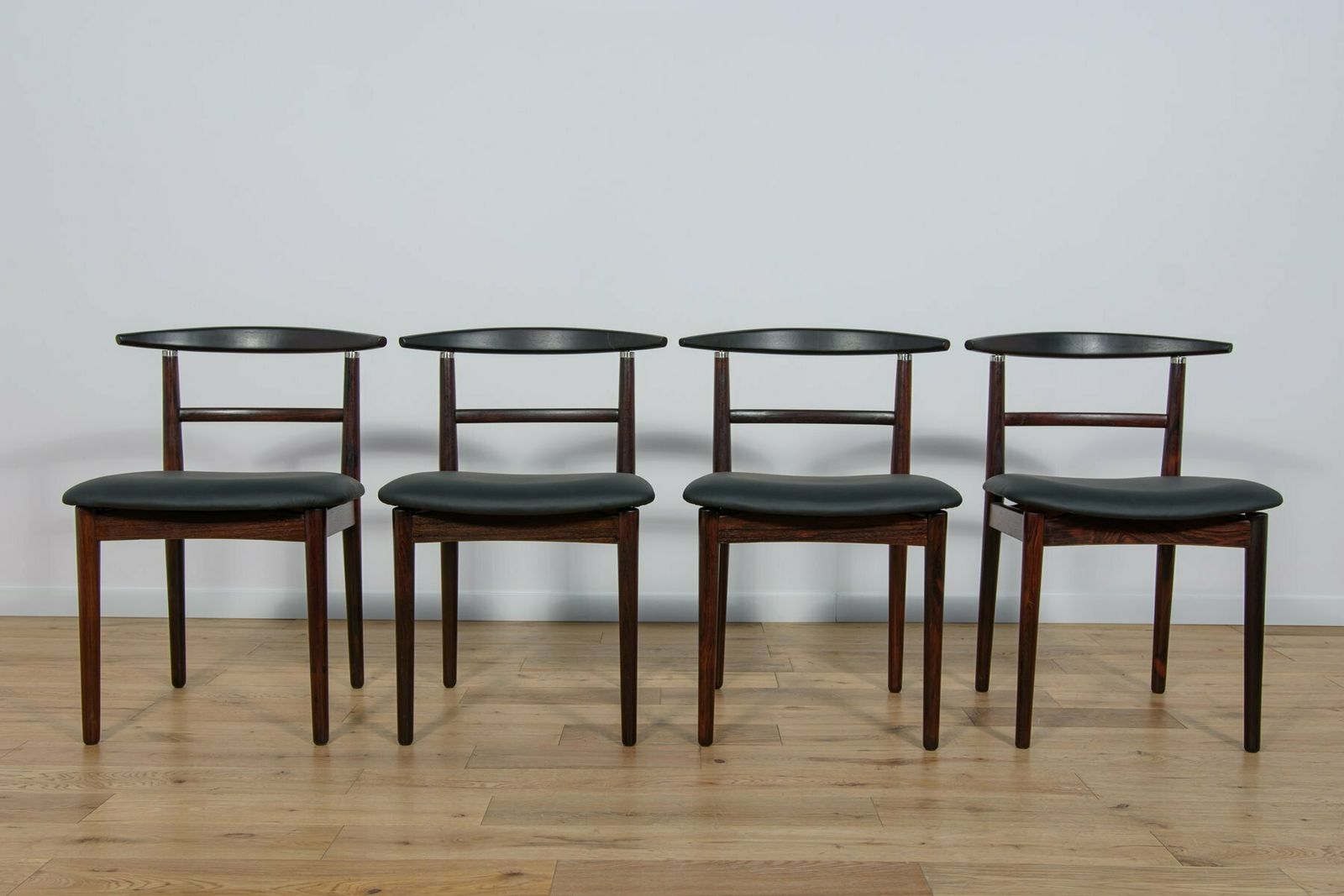 Rosewood Dining Chairs By Helge Sibast & Børge Rammerskov, Denmark, 1960s, Set Of 4 photo for sale