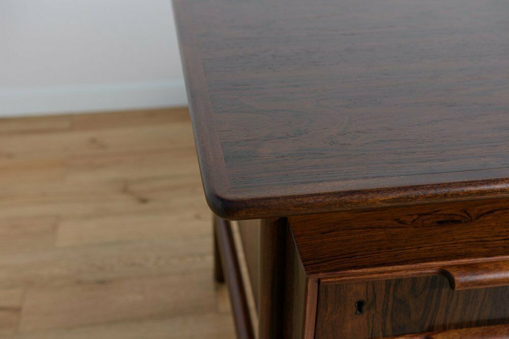 4496.0 Mid Century Teak Model 75 Freestanding Desk From Omann Jun, Denmark, 1960s photo