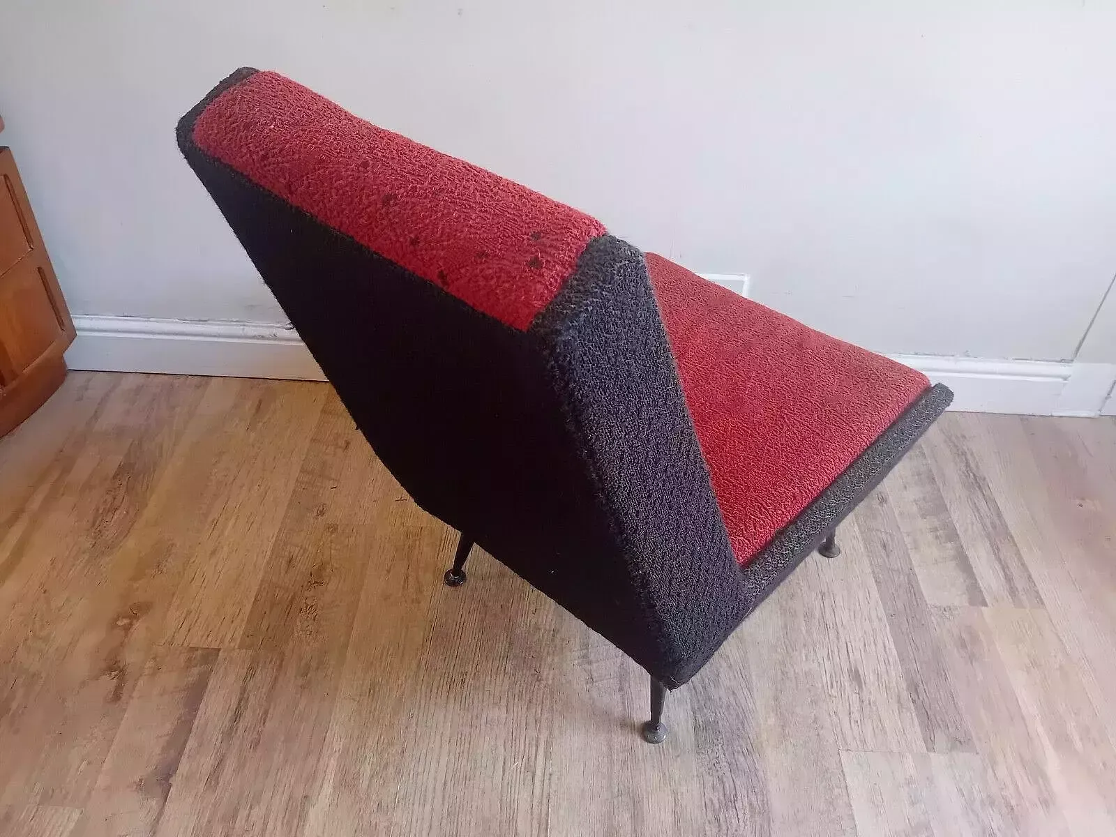 photo vinterior Original 1960's Sputnik Era Mid Century Lounge Chair /Easy Chair / Bedroom Chair