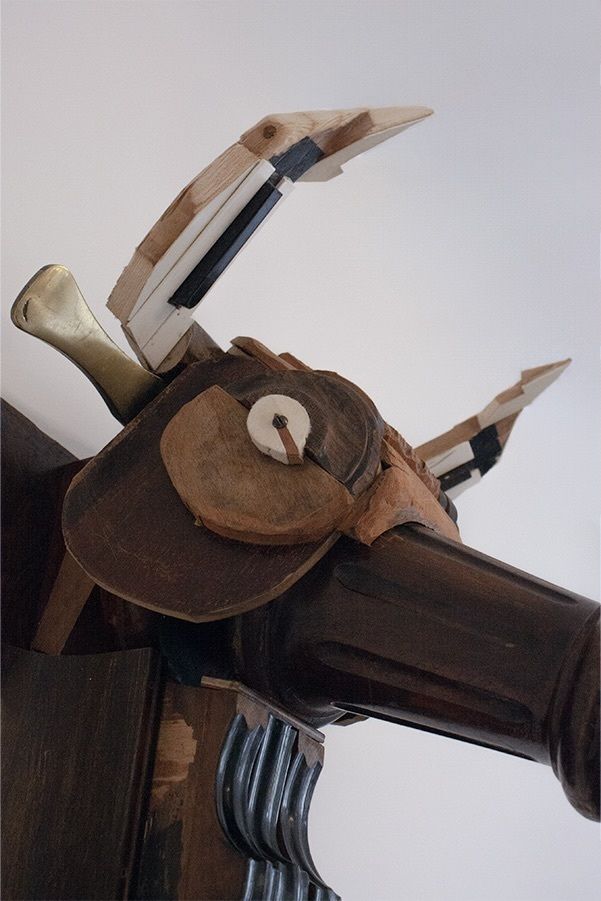 Bull Head By Marc Hackworthy, Early 20th Century photo for sale