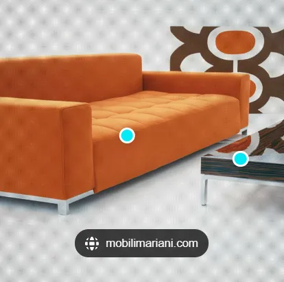 Zanotta Alpha Design Emaf Progetti 3 Seater Sofa And Pouf