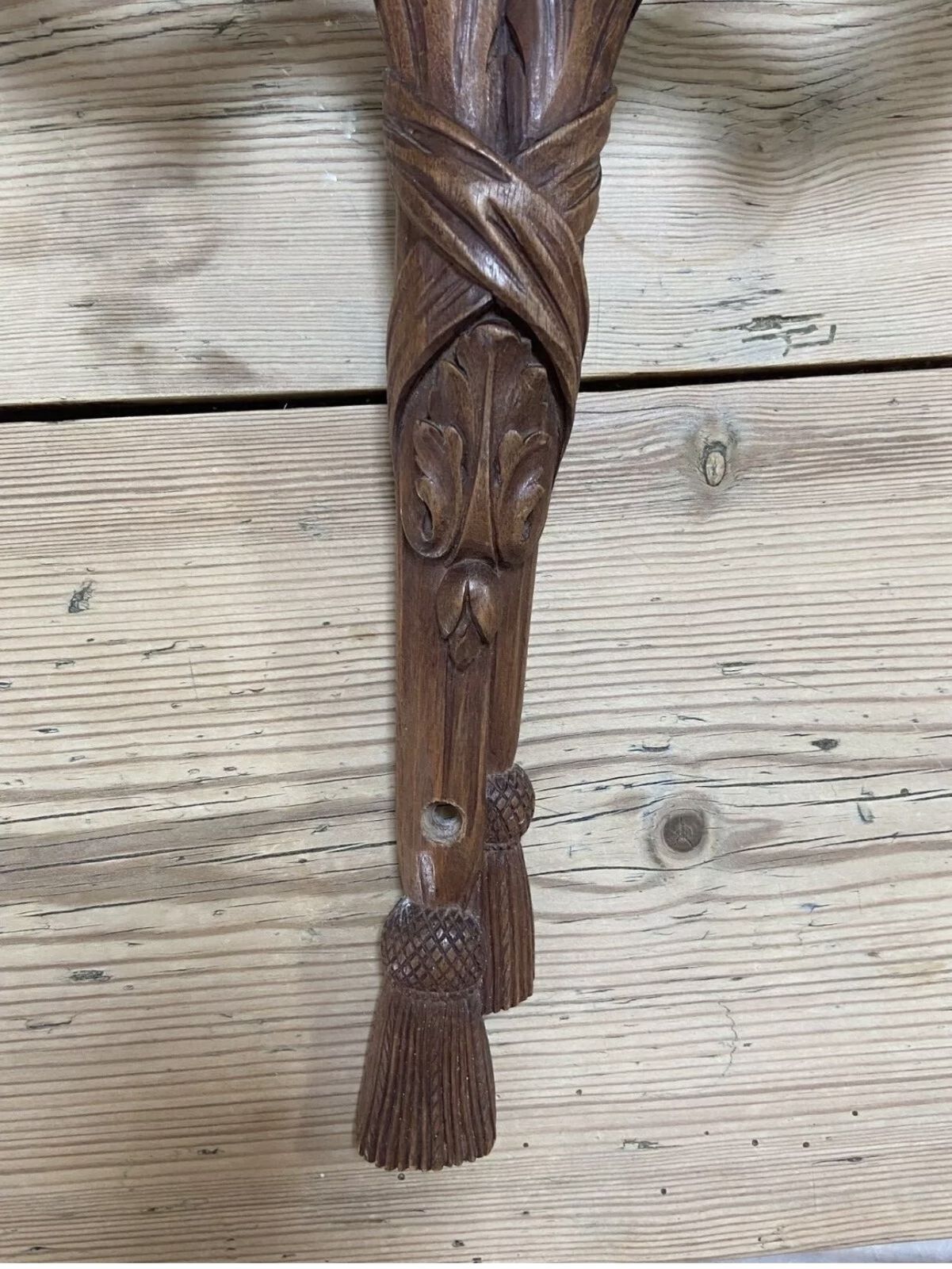 A Pair Of Carved Wood 18th Century Italian Rococo Wall Lights photo 130.0