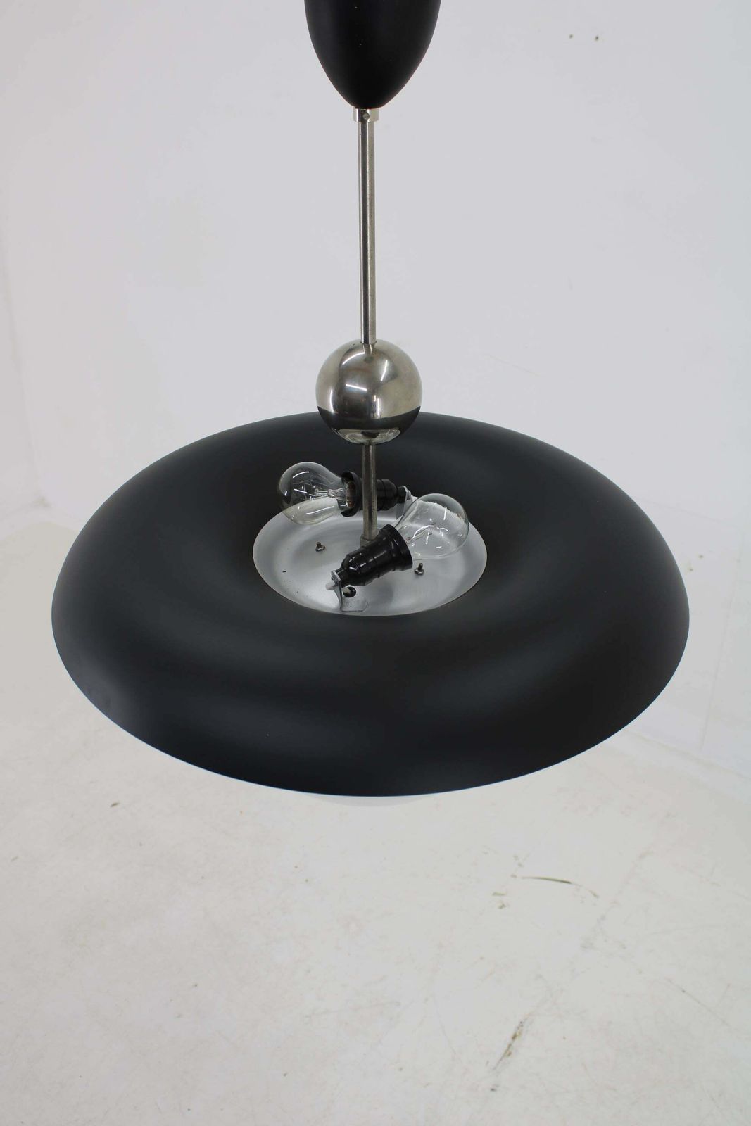 1930s Bauhaus Chandelier By Anyz, Czechoslovakia photo Lighting