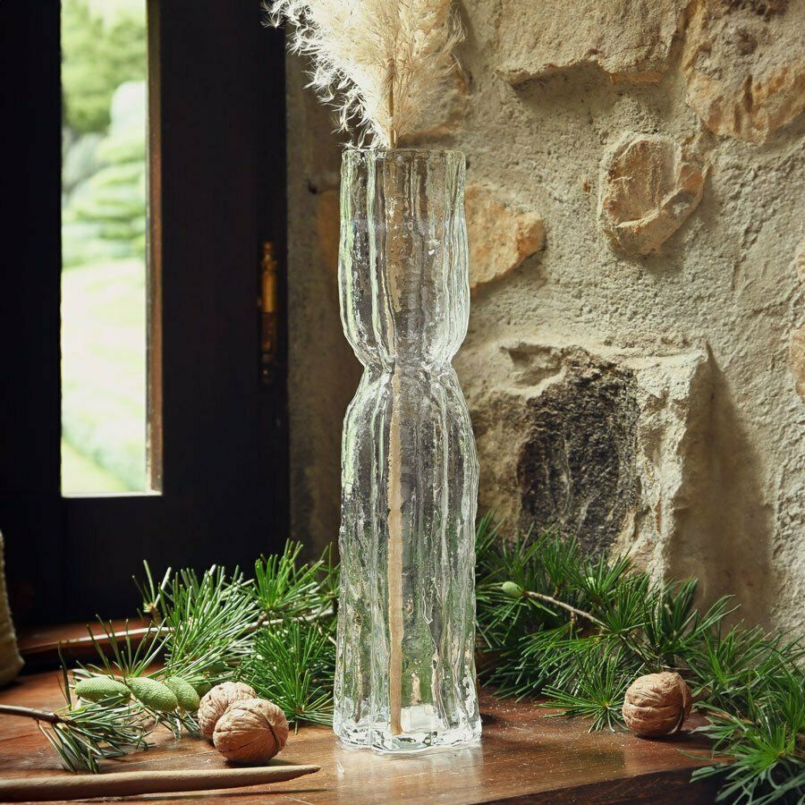Christer Sjögren Bark Glass Vase