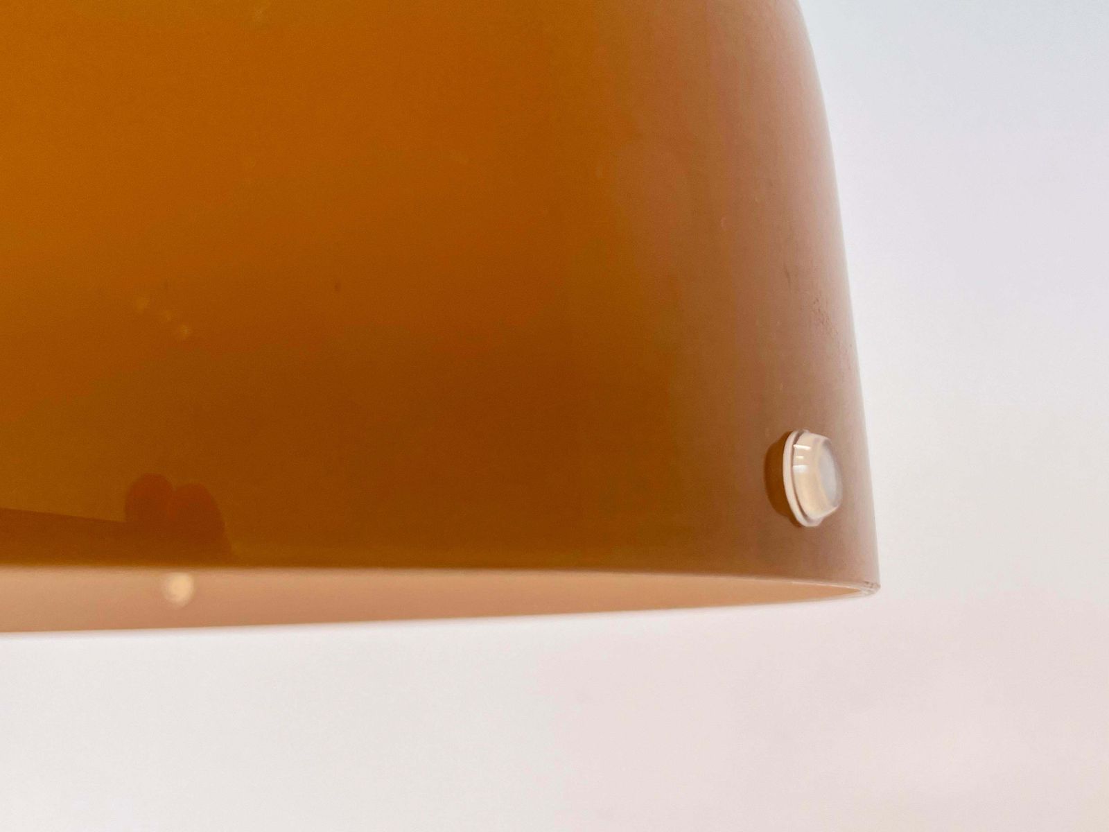 Midcentury Plastic Design Pendant Meblo, Harvey Guzzini, Italy, 1970s photo Lighting