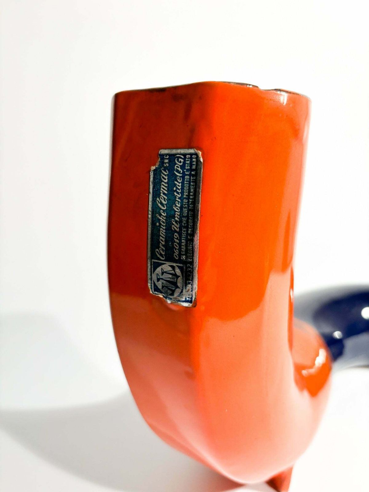 Ceramic Sculpture By Pucci Umbertide In The Shape Of Tube From The 1960s photo for sale