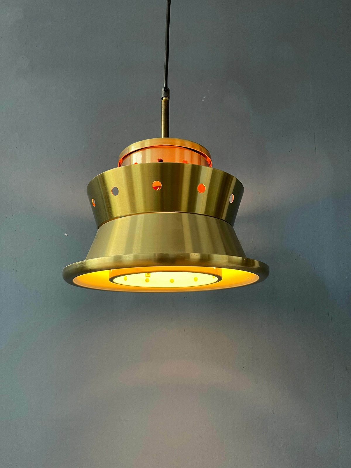Metallic Doria Leuchten Space Age Hanglamp