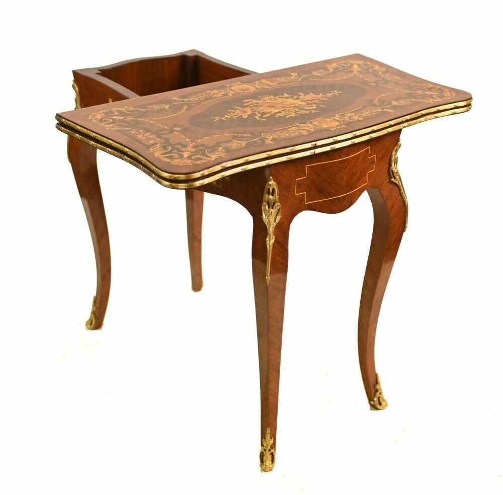 photo for sale Louis XVI Games Table Inlay Chess Board French