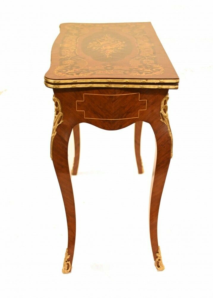 Furniture Louis XVI Games Table Inlay Chess Board French photo